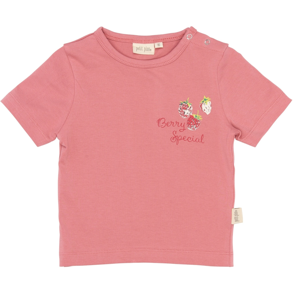 PETIT PIAO PPEliza OS S_S Tee T-shirt Dusty Rose