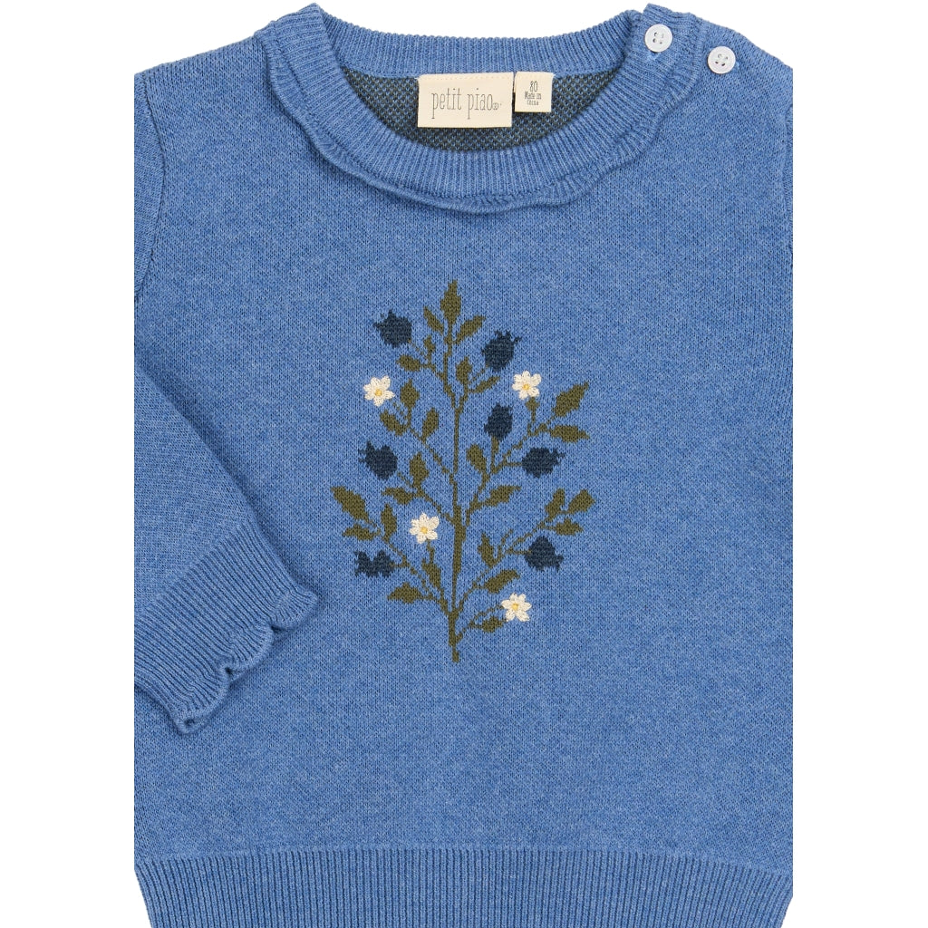 PETIT PIAO PPEllen Knit Pullover Strik Stonewash