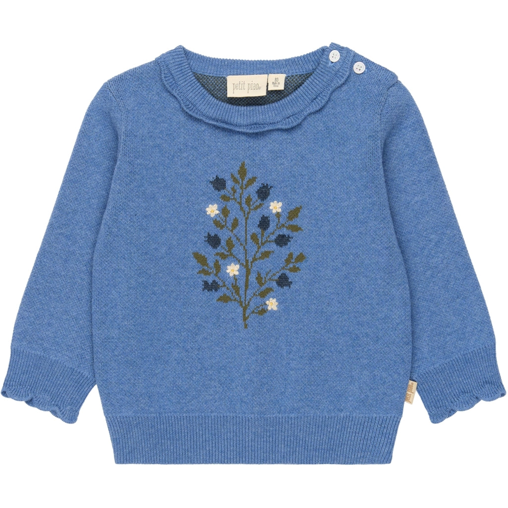 PETIT PIAO PPEllen Knit Pullover Strik Stonewash