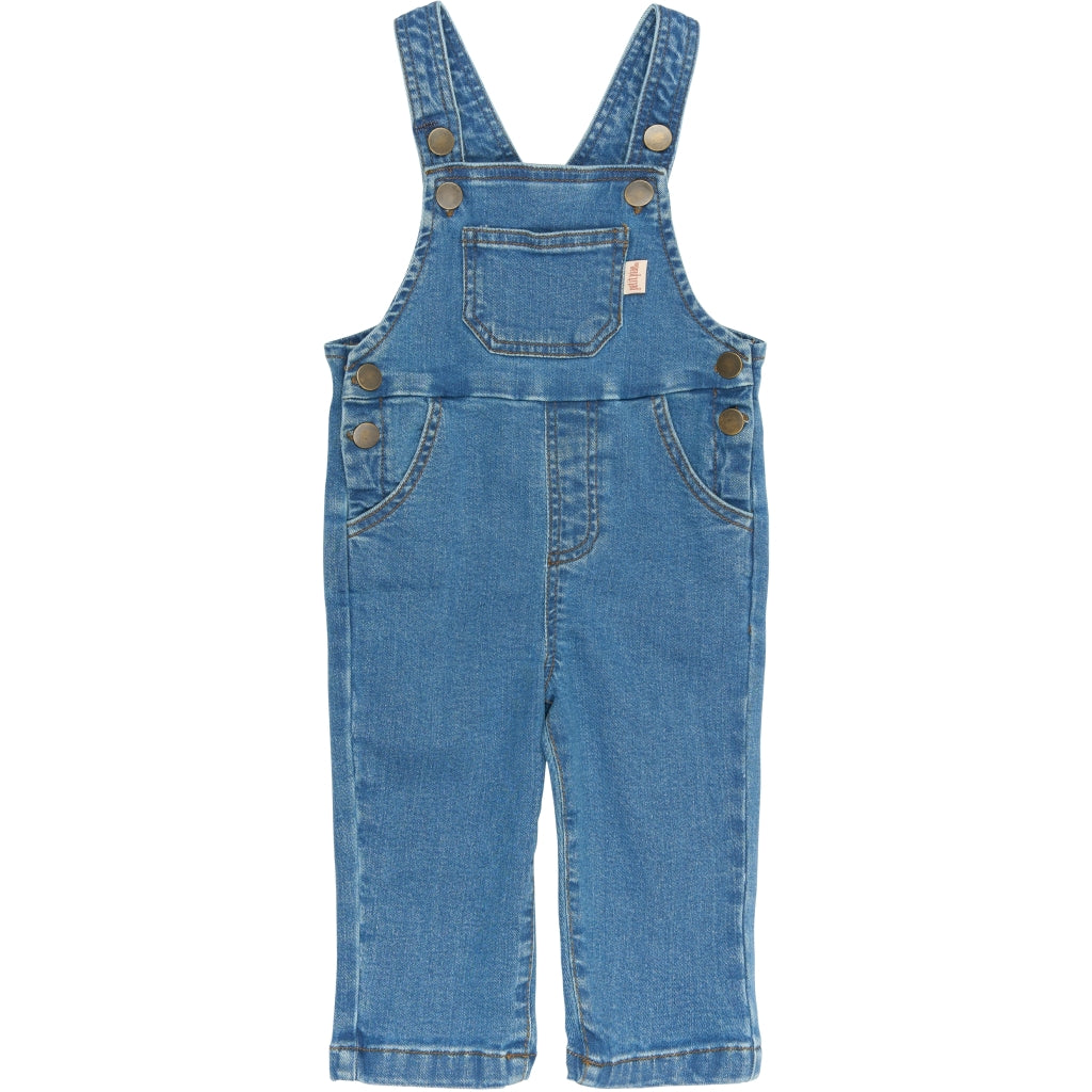 PETIT PIAO PPElm Denim Overalls Overalls Light blue denim