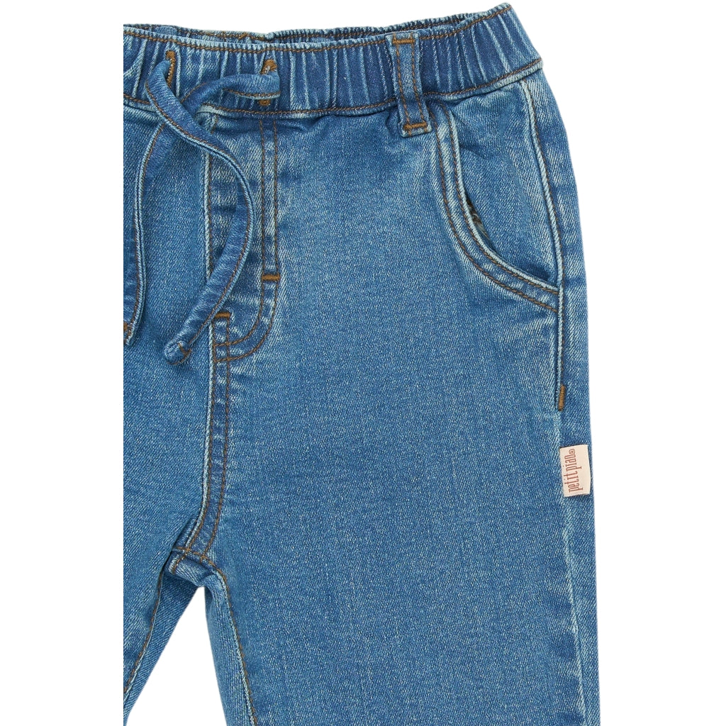 PETIT PIAO PPElm Denim Pants Bukser Light blue denim