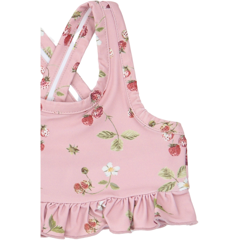 PETIT PIAO PPEm Bikini Badetøj Misty Rose Strawberry AOP