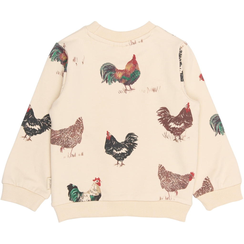 PETIT PIAO PPEtro Sweatshirt Sweatshirt Fog Rooster AOP