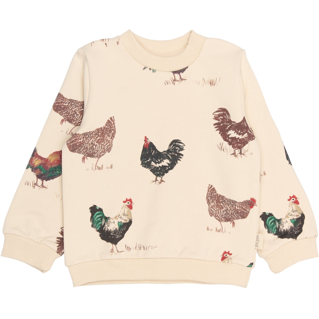 PETIT PIAO PPEtro Sweatshirt Sweatshirt Fog Rooster AOP