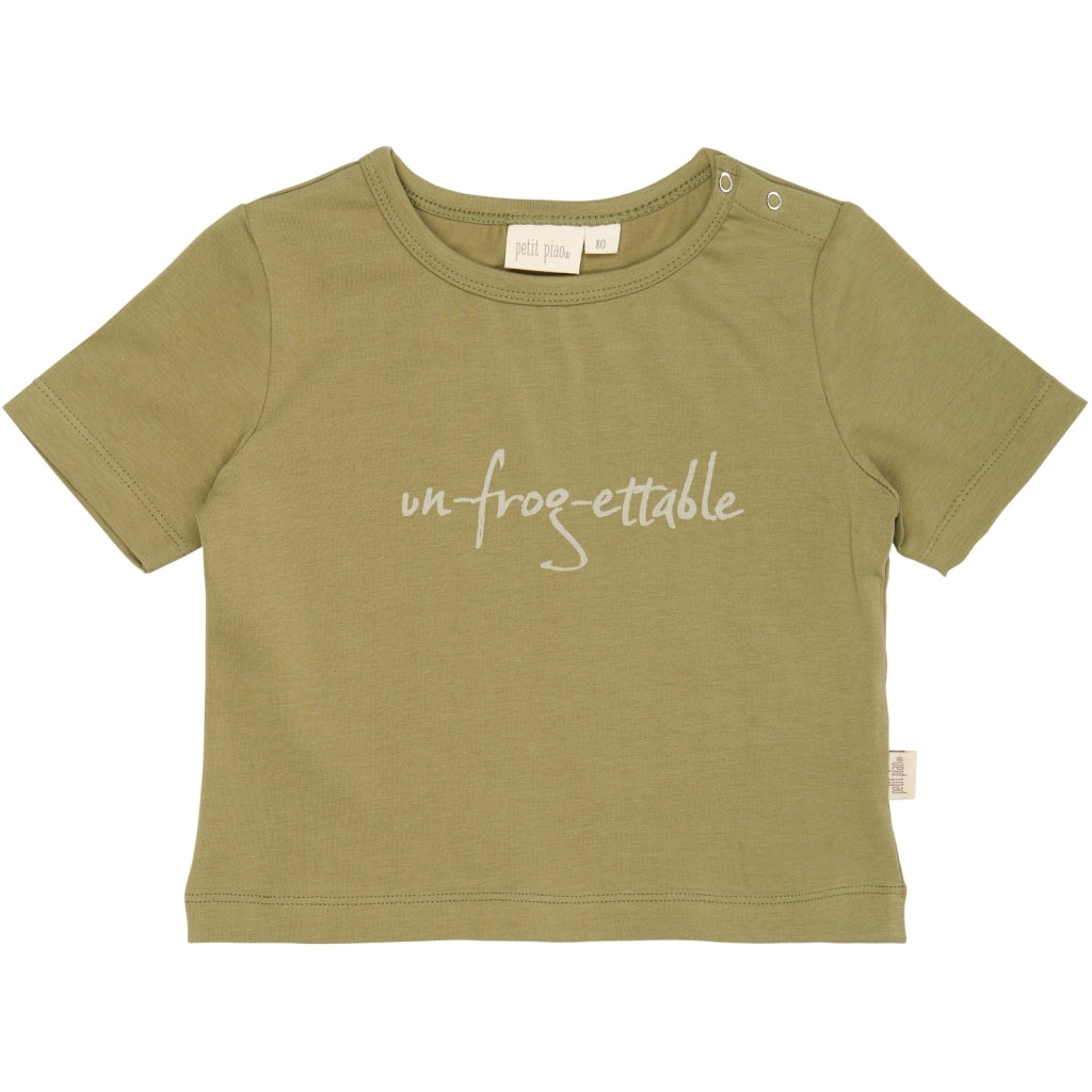 PETIT PIAO PPEvald OS S_S Tee T-shirt Tidal Foam