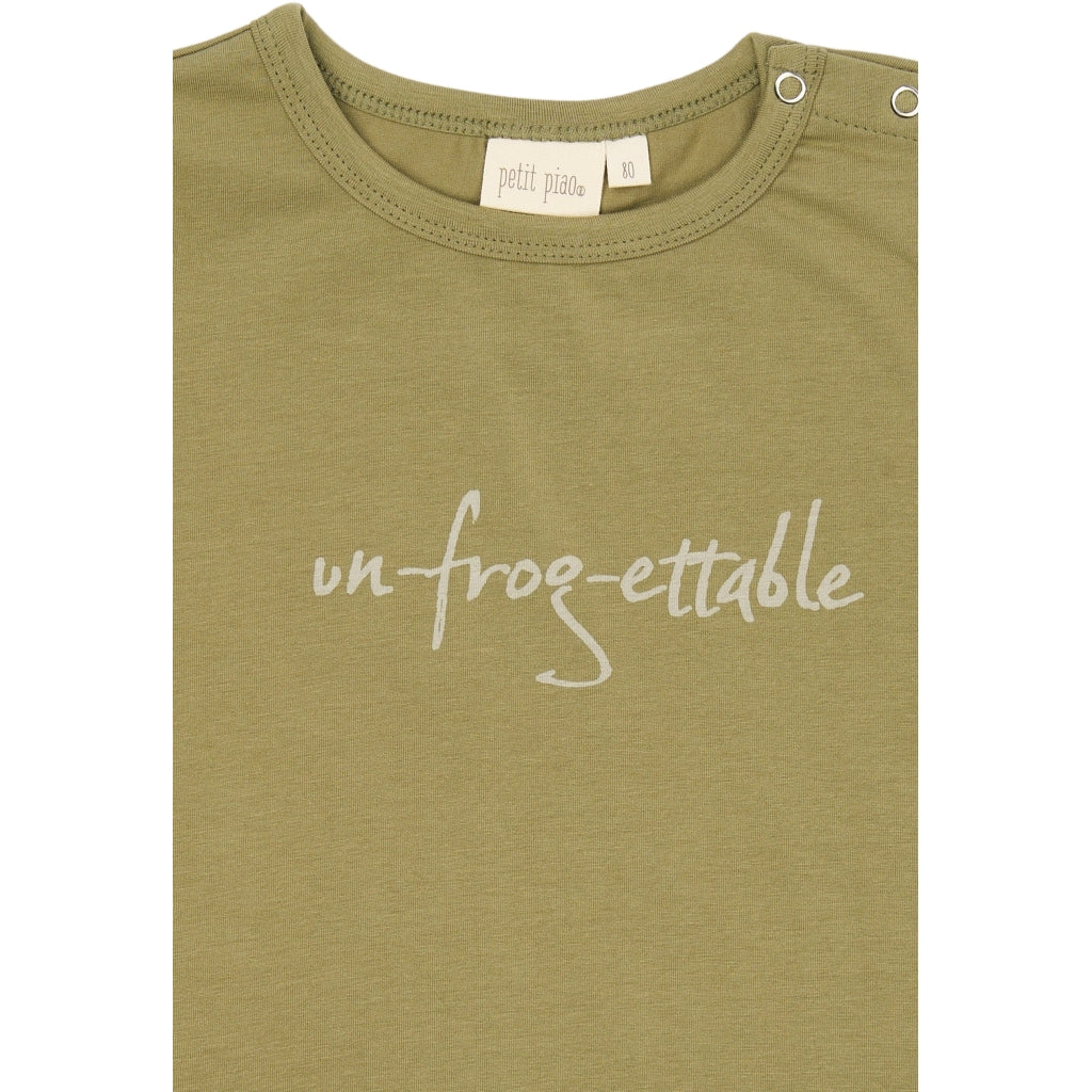 PETIT PIAO PPEvald OS S_S Tee T-shirt Tidal Foam