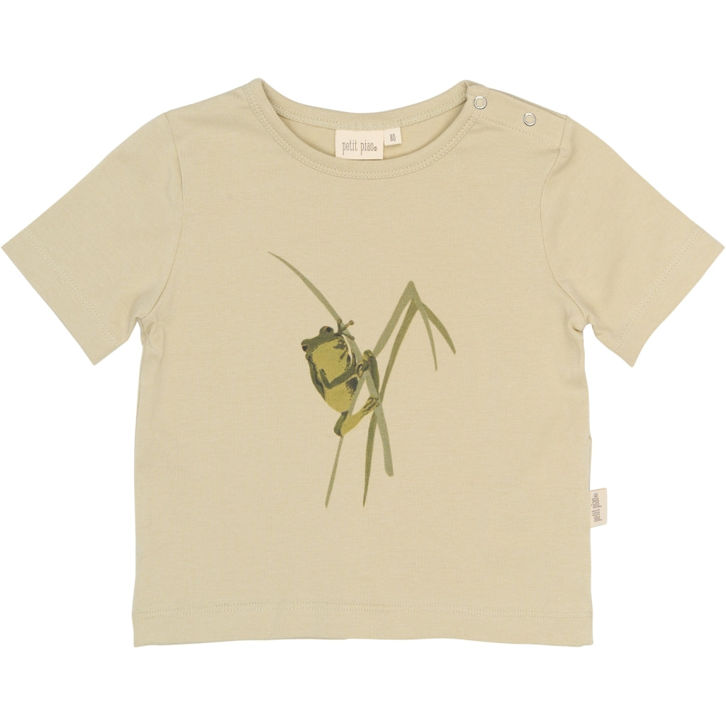 PETIT PIAO PPEvald OS S_S Tee T-shirt Tidal Foam