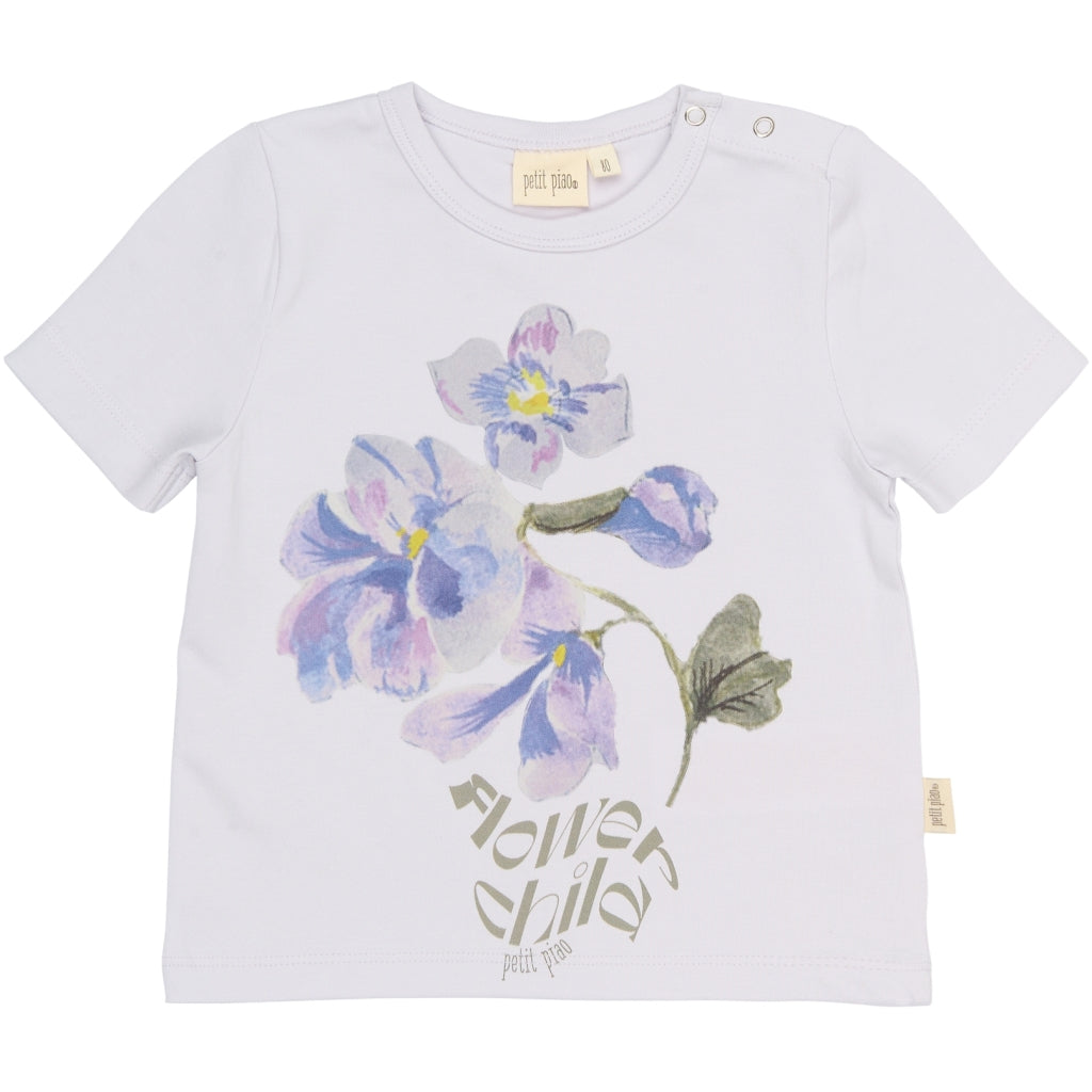 PETIT PIAO PPEvelynn OS S_S Tee T-shirt Lilac Hint