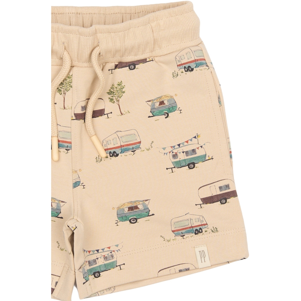 PETIT PIAO PPEvered Sweatshorts Shorts Doeskin Camper AOP