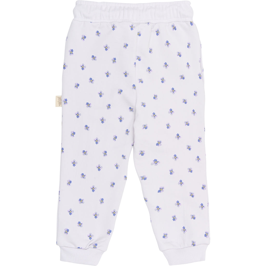 PETIT PIAO PPEwy Sweatpants Bukser Lilac Hint Viola AOP