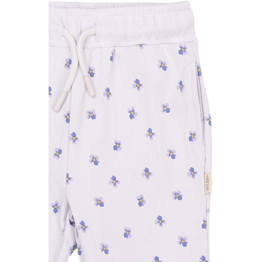 PETIT PIAO PPEwy Sweatpants Bukser Lilac Hint Viola AOP