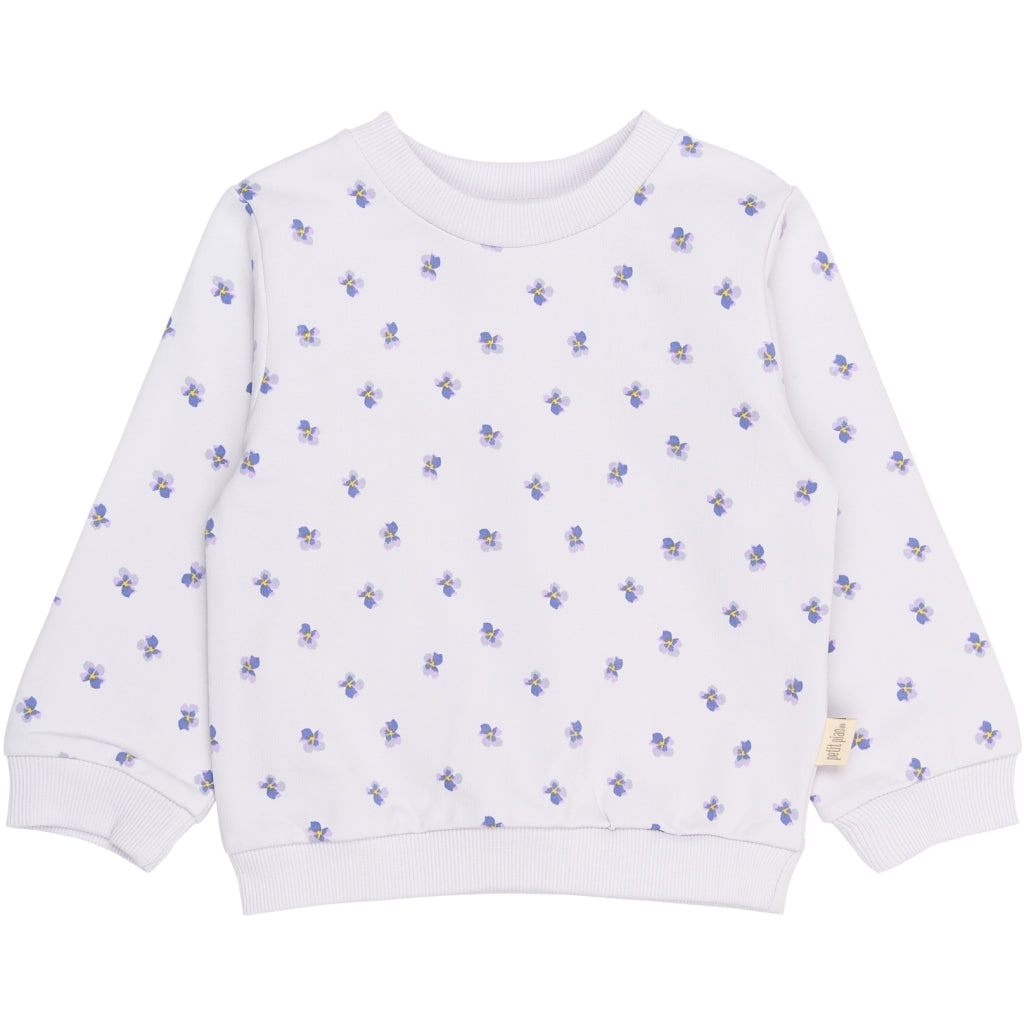 PETIT PIAO PPEwy Sweatshirt Sweatshirt Lilac Hint Viola AOP