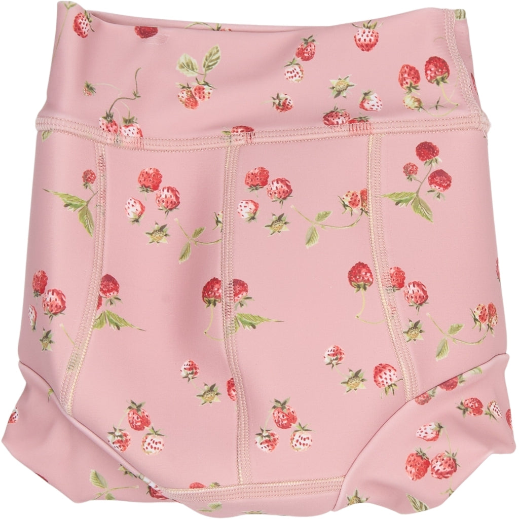 PETIT PIAO PPExa Swim Diaper Badetøj Misty Rose Strawberry AOP