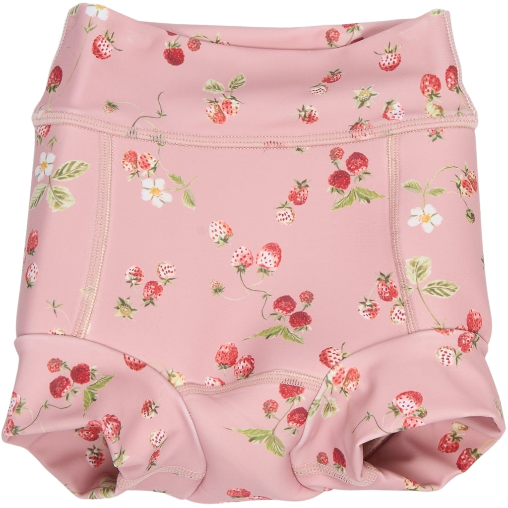 PETIT PIAO PPExa Swim Diaper Badetøj Misty Rose Strawberry AOP