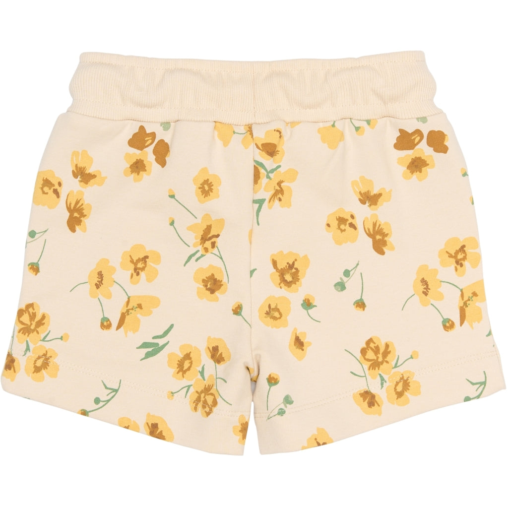 PETIT PIAO PPEydra Sweatshorts Shorts Fog Buttercup AOP