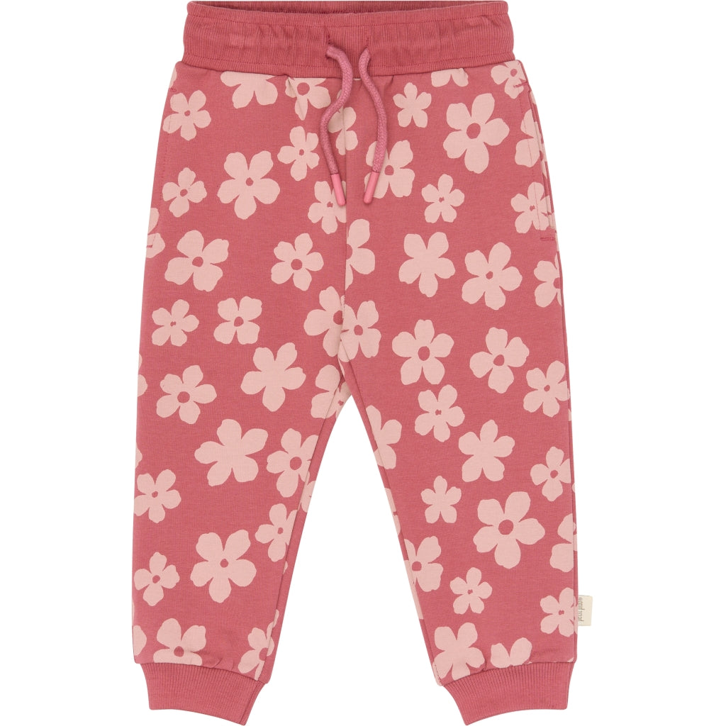 PETIT PIAO PPGabby Sweatpants Bukser Mauvewood Flower AOP