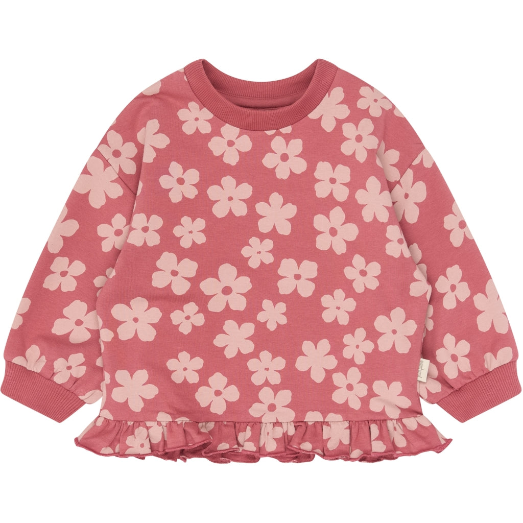PETIT PIAO PPGabby Sweatshirt Sweatshirt Mauvewood Flower AOP