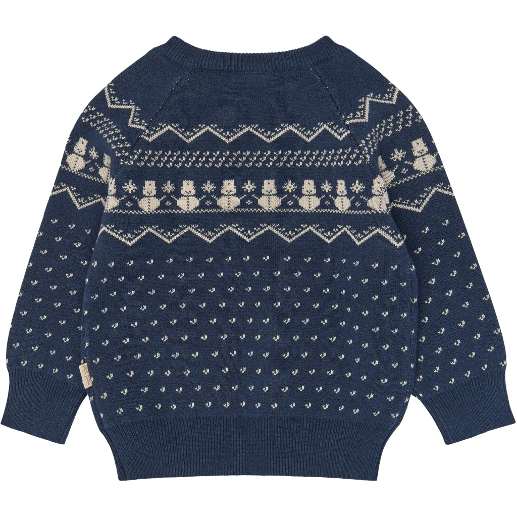 PETIT PIAO PPGarland Knit Pullover Strik Navy Blazer