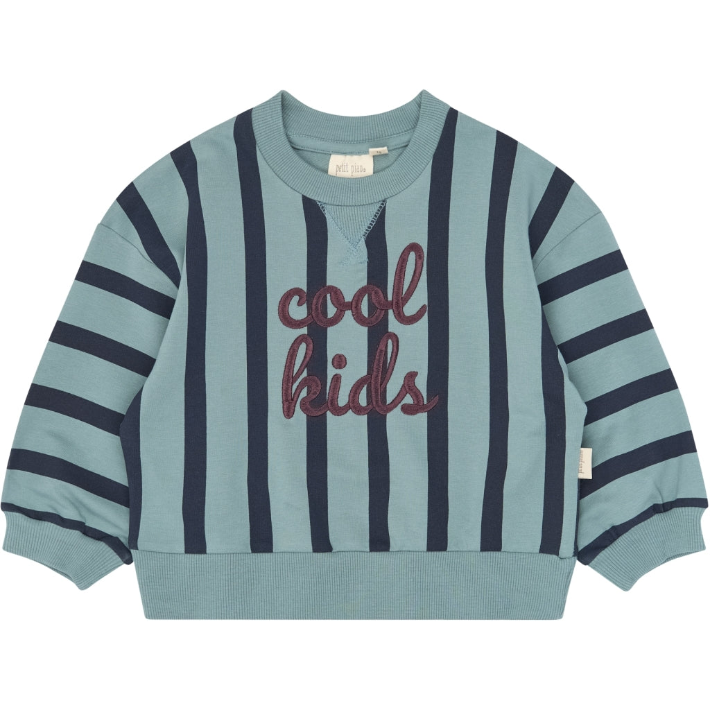PETIT PIAO PPGillian Sweatshirt Sweatshirt Lead Striped