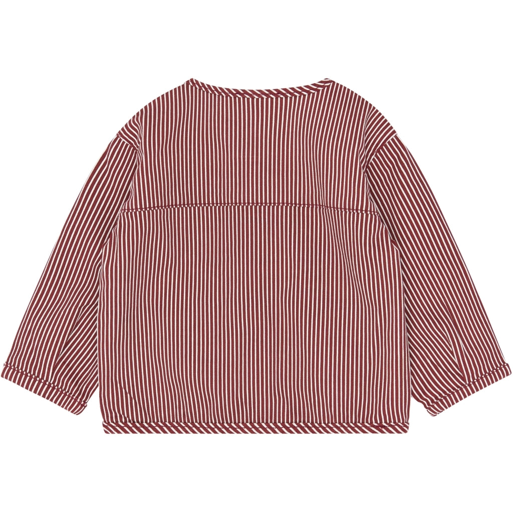 PETIT PIAO PPGlory Denim Jacket Jakker Syrah Striped