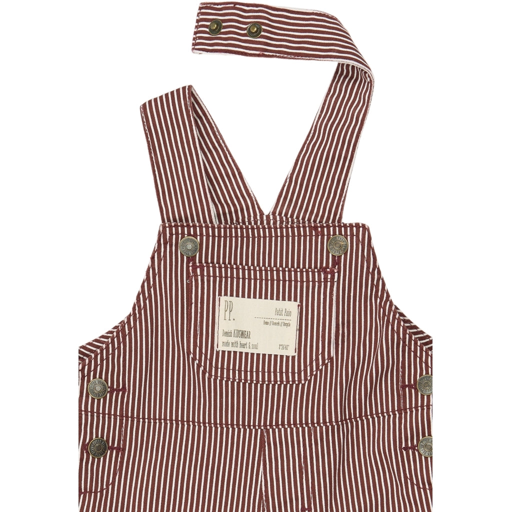 PETIT PIAO PPGlory Denim Overalls Overalls Syrah Striped