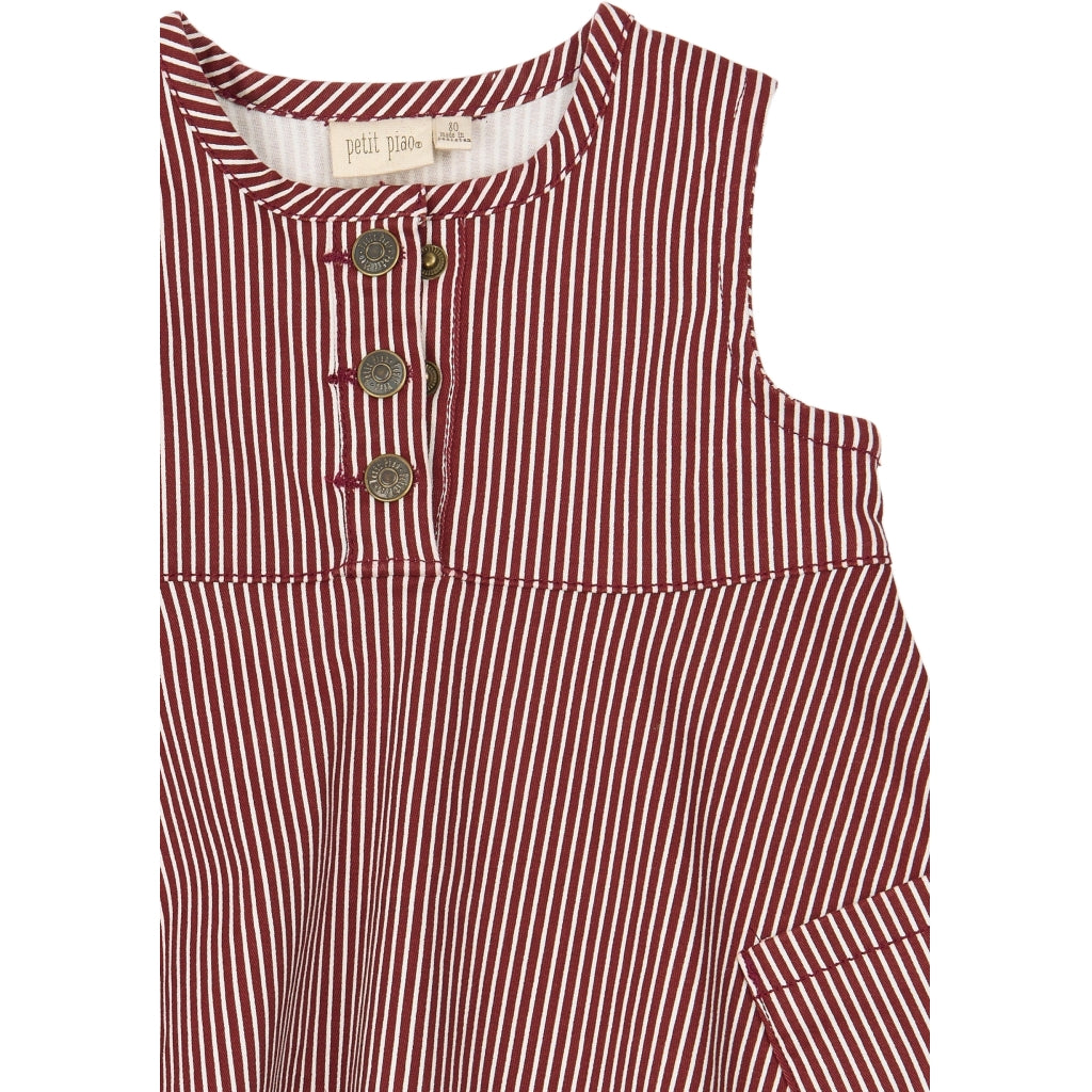 PETIT PIAO PPGlory Denim S_L Dress Kjoler Syrah Striped