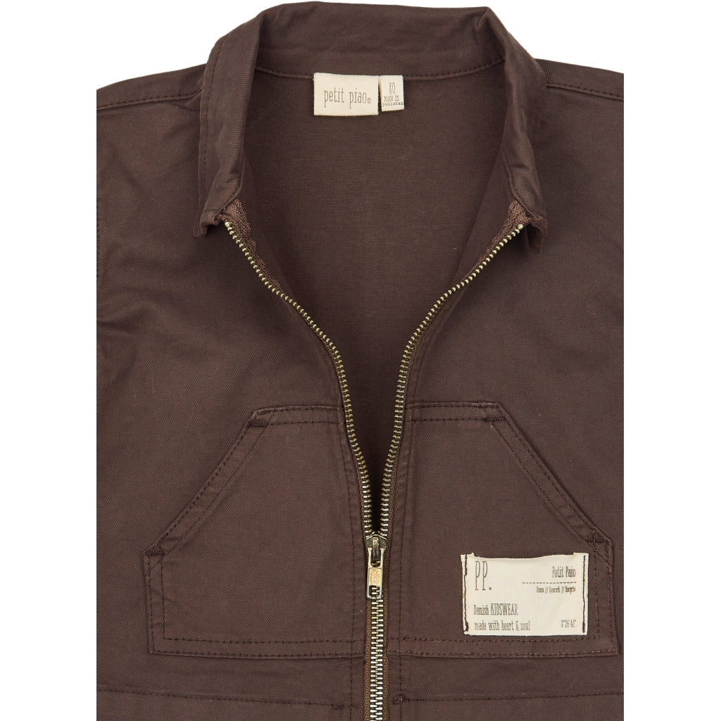PETIT PIAO PPGuy Denim Jacket Jakker Chestnut
