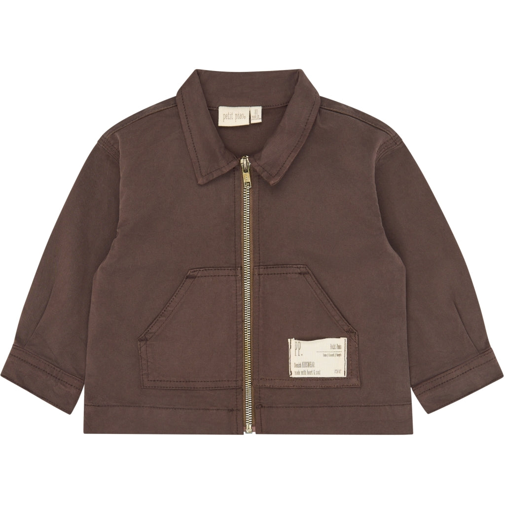 PETIT PIAO PPGuy Denim Jacket Jakker Chestnut