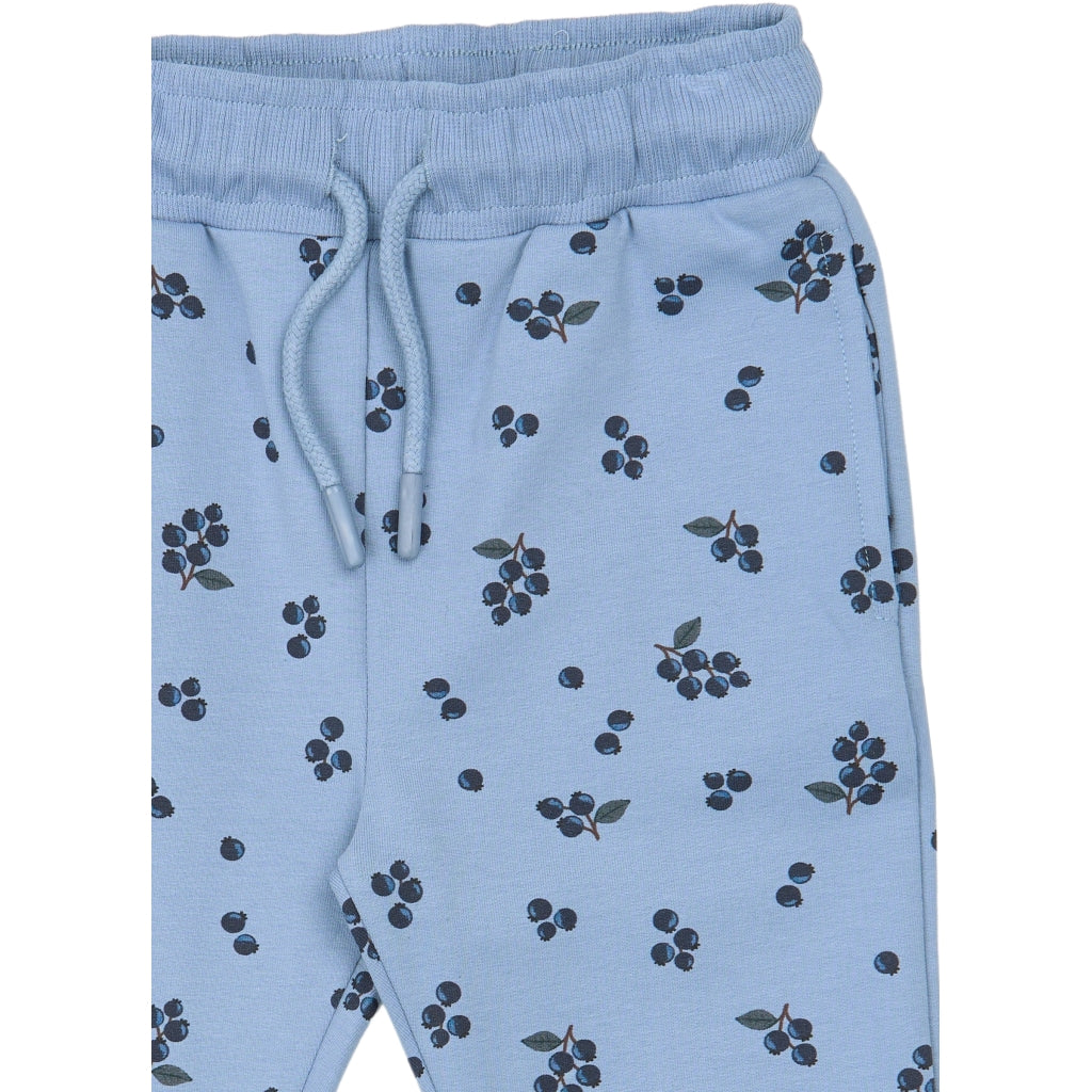 PETIT PIAO PPGween Sweatpants Bukser Stonewash Blueberry AOP
