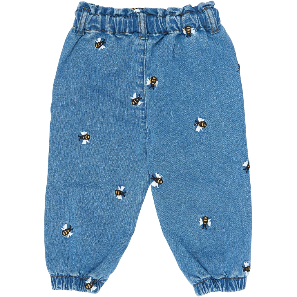 PETIT PIAO PPJubii Denim Pants Bukser Light Blue Denim EMB