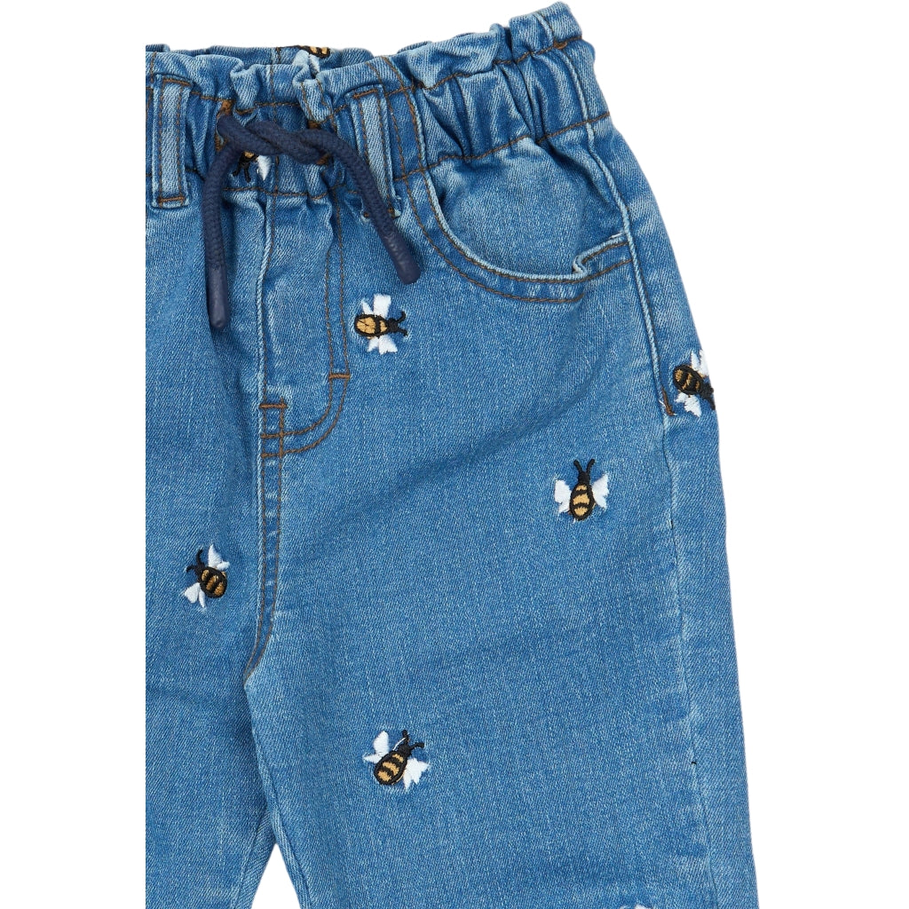 PETIT PIAO PPJubii Denim Pants Bukser Light Blue Denim EMB