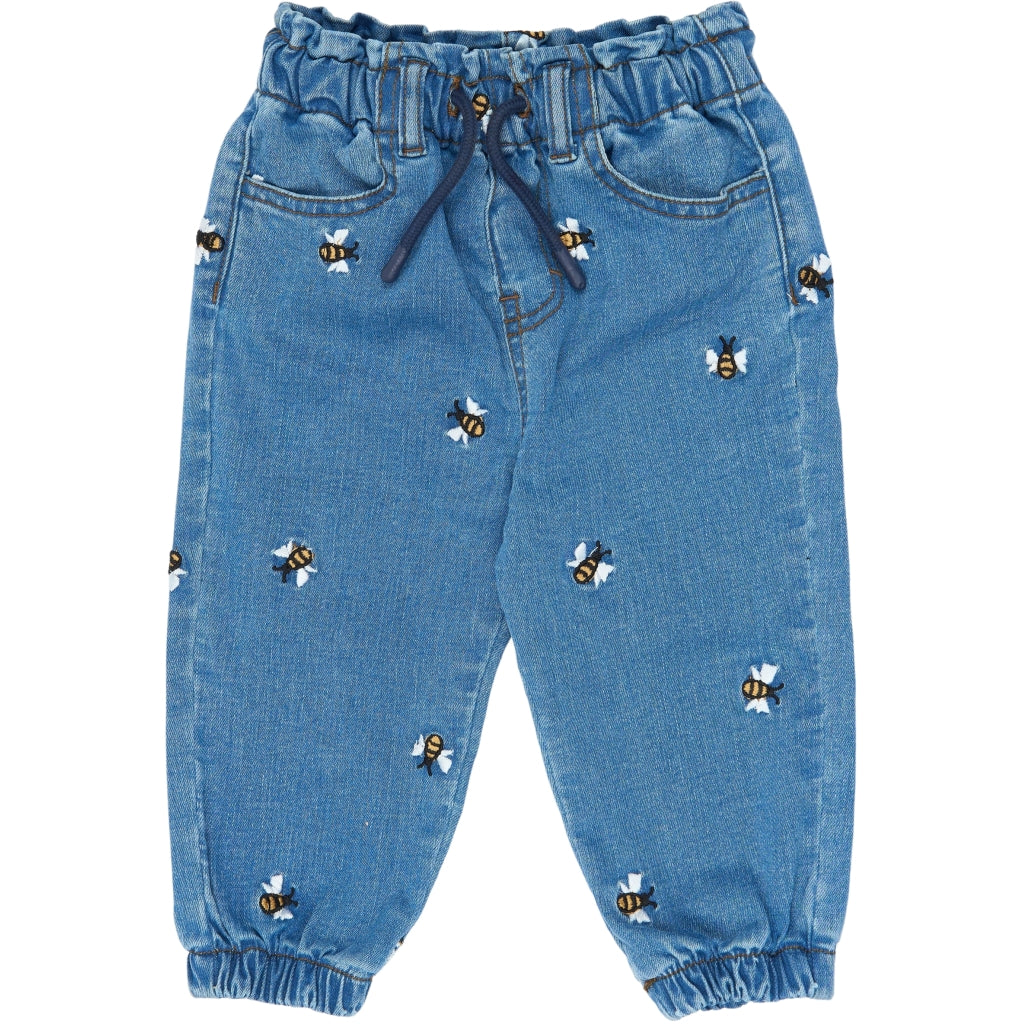PETIT PIAO PPJubii Denim Pants Bukser Light Blue Denim EMB