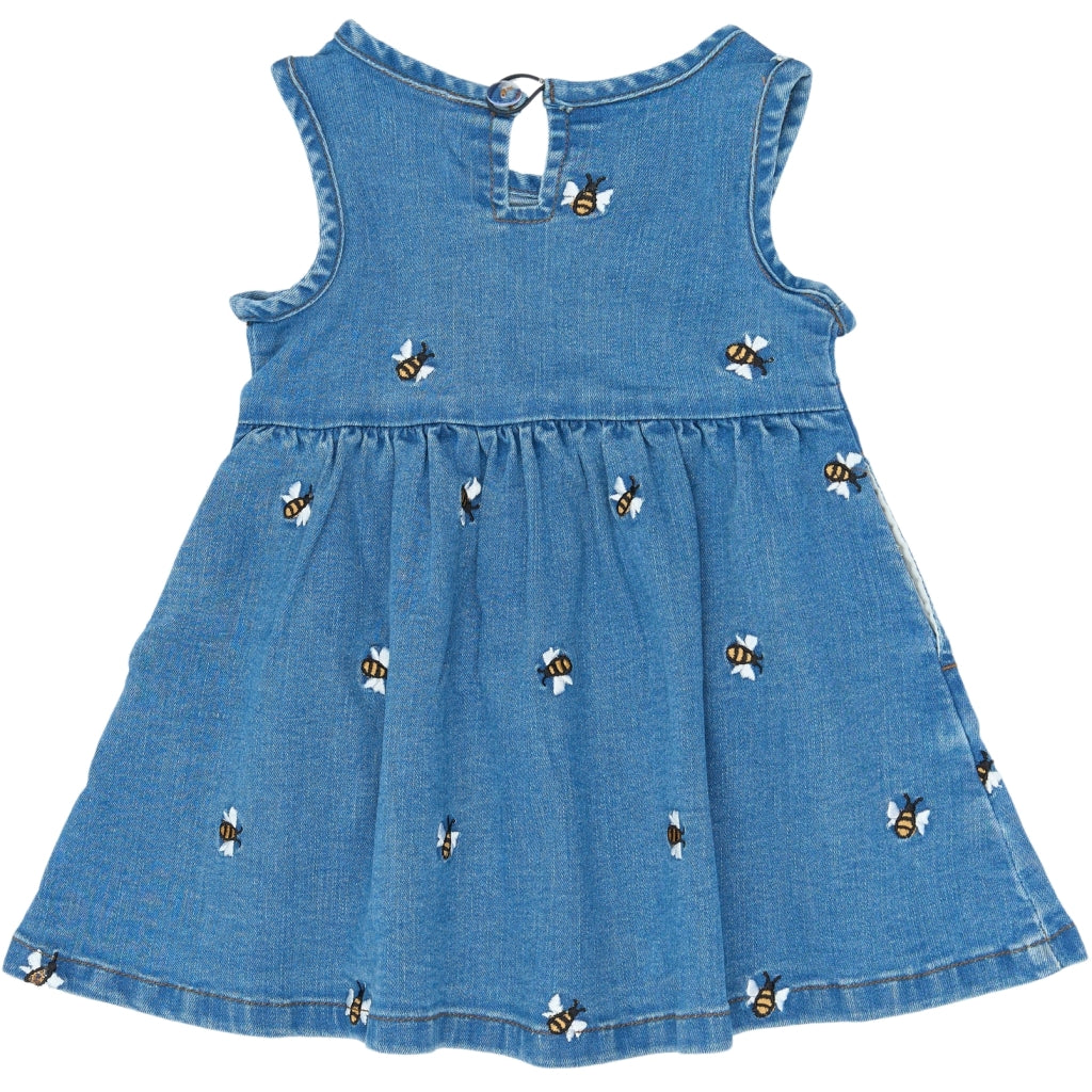 PETIT PIAO PPJubii S_L Denim Dress Kjoler Light Blue Denim EMB