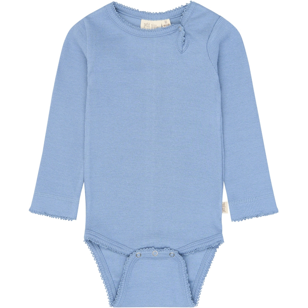 PETIT PIAO PPSea L_S Body Bodystockings Stonewash