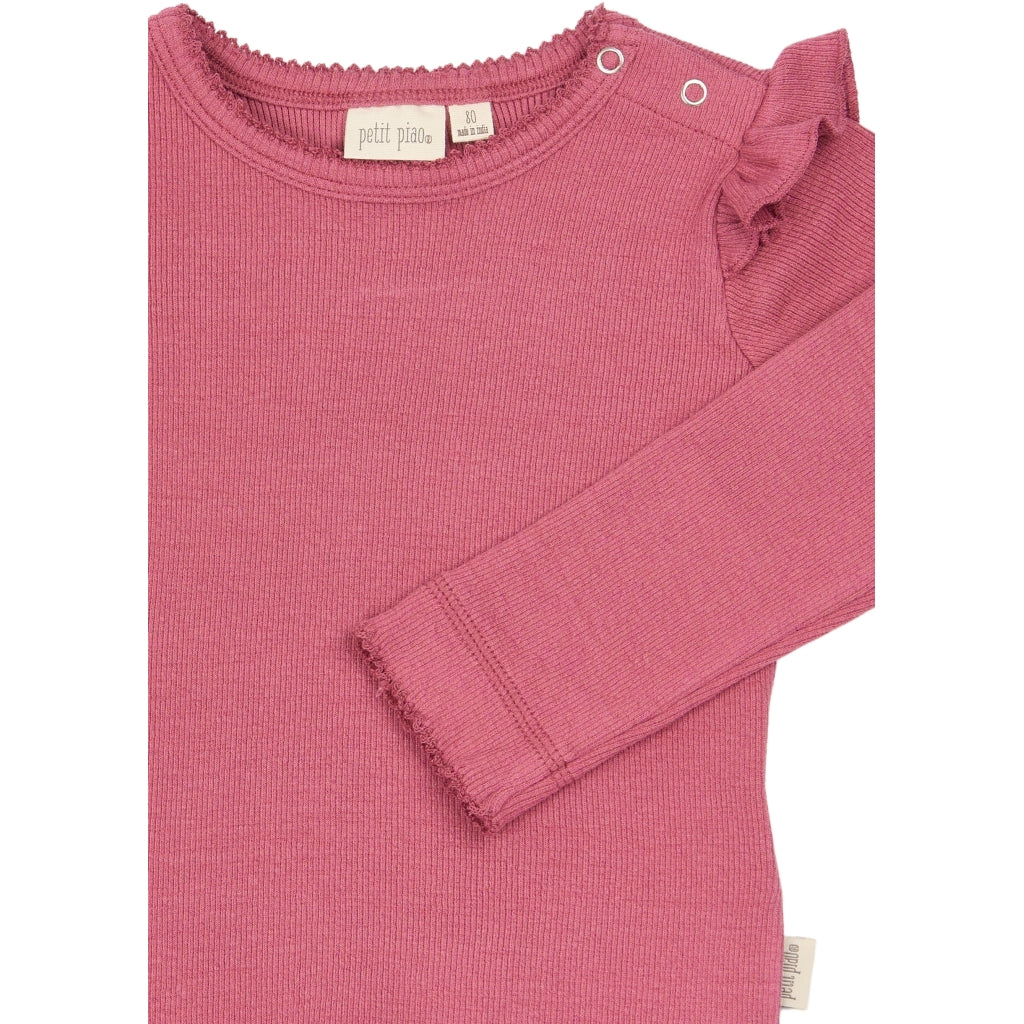 PETIT PIAO PPSea L_S Tee Langærmet bluse Mauvewood