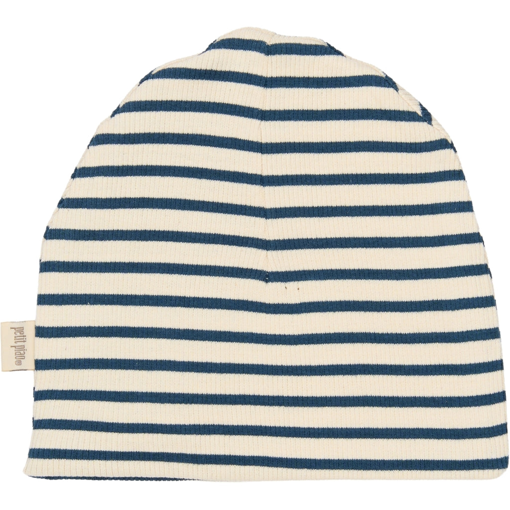 PETIT PIAO PPSky Beanie 2-Pack Huer Chestnut Striped