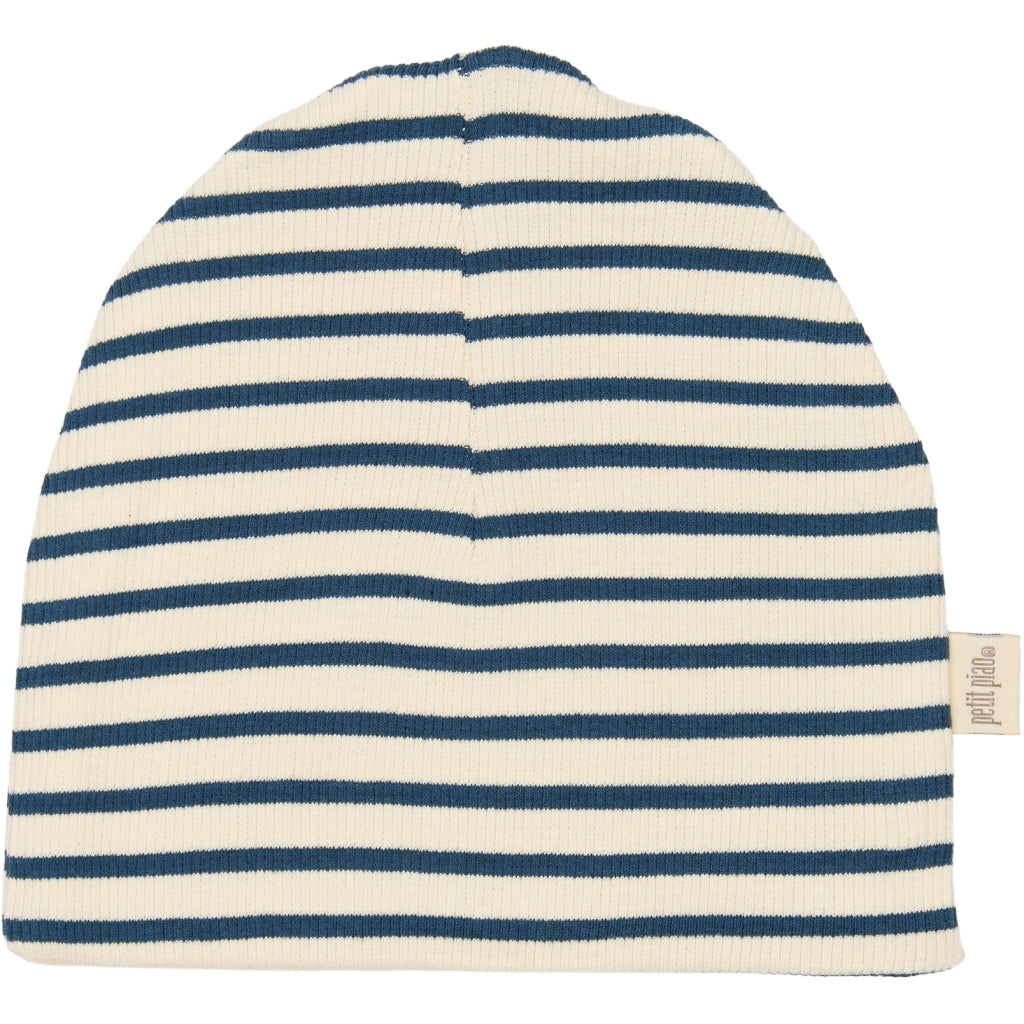 PETIT PIAO PPSky Beanie 2-Pack Huer Chestnut Striped