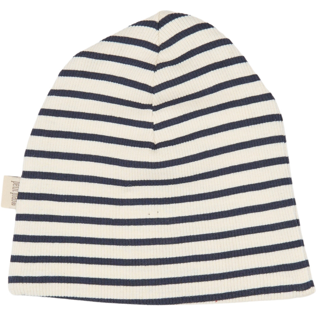 PETIT PIAO PPSky Beanie 2-Pack Huer Navy Blazer Striped