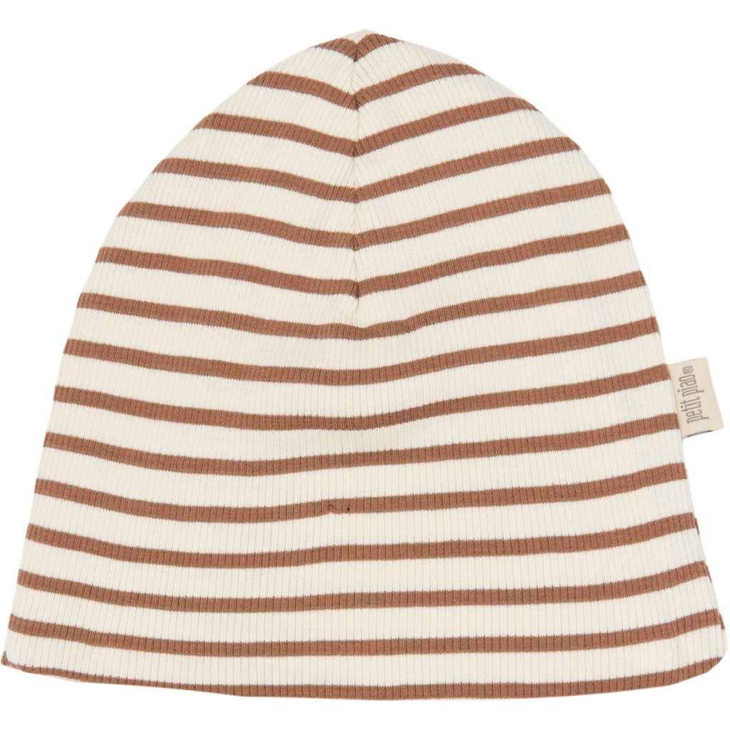 PETIT PIAO PPSky Beanie 2-Pack Huer Rawhide Striped