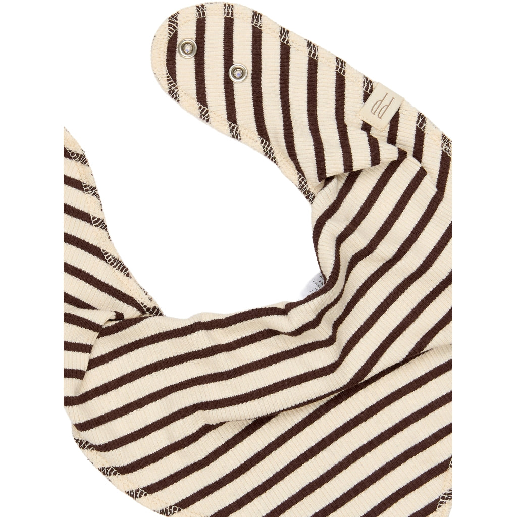 PETIT PIAO PPSky Bib 2-Pack Hagesmække og savlesmække Chestnut Striped