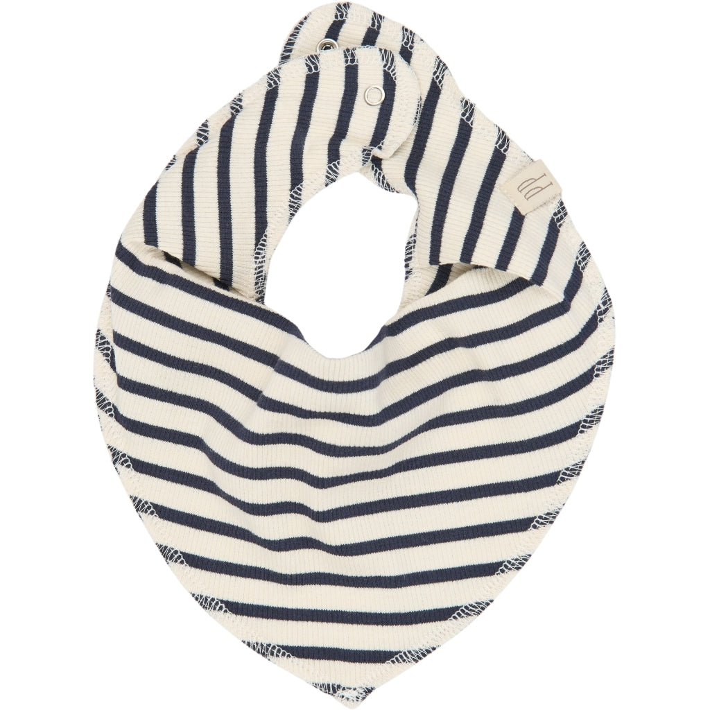 PETIT PIAO PPSky Bib 2-Pack Hagesmække og savlesmække Navy Blazer Striped