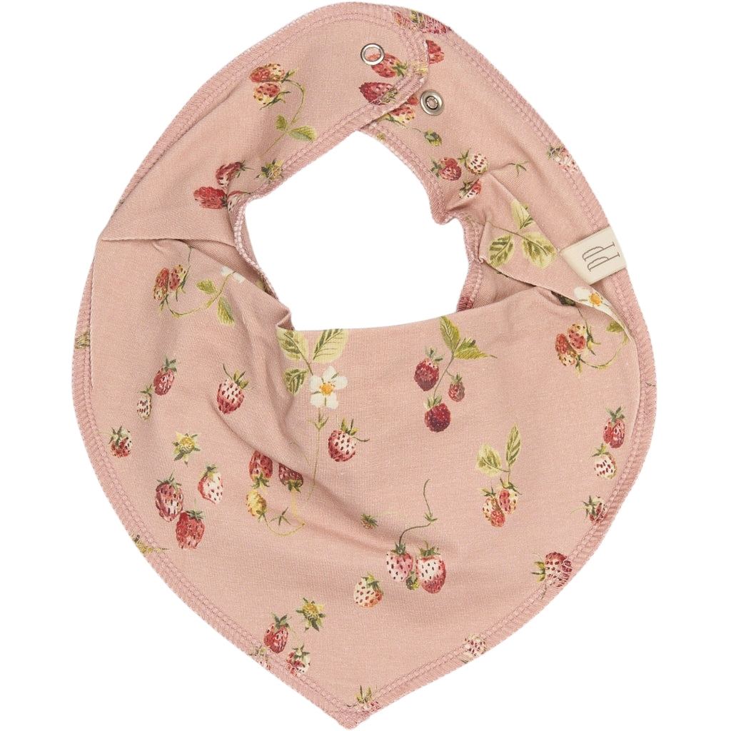 PETIT PIAO PPSky Bib 3-Pack Hagesmække og savlesmække Dusty Rose Striped