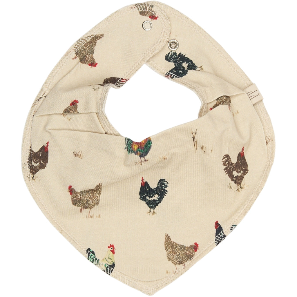 PETIT PIAO PPSky Bib 3-Pack Hagesmække og savlesmække Ginger Snap Striped