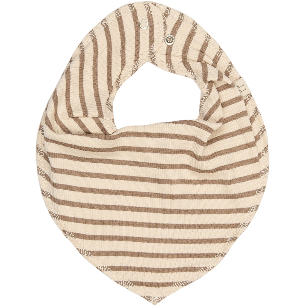 PETIT PIAO PPSky Bib 3-Pack Hagesmække og savlesmække Ginger Snap Striped