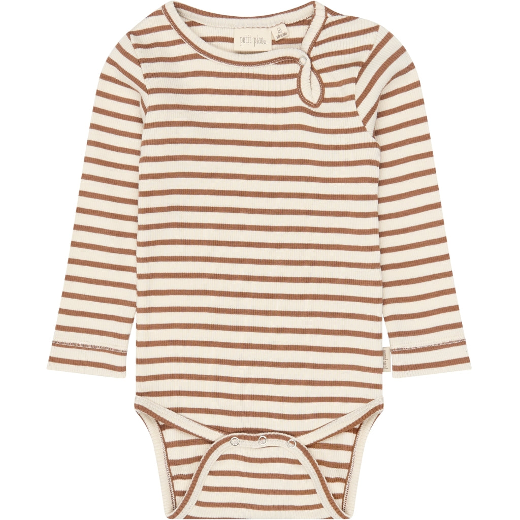 PETIT PIAO PPSky L_S Body Bodystockings Rawhide Striped