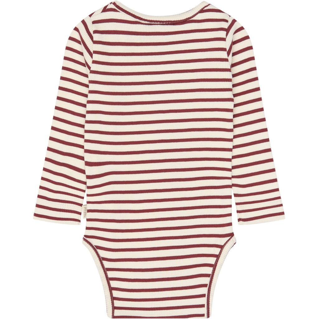 PETIT PIAO PPSky L_S Body Bodystockings Syrah Striped