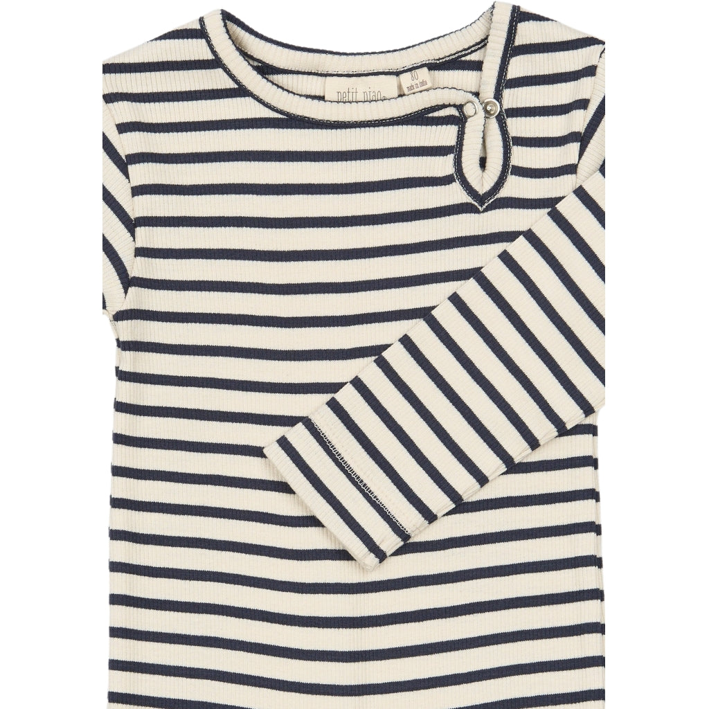 PETIT PIAO PPSky L_S Jumpsuit Heldragter Navy Blazer Striped