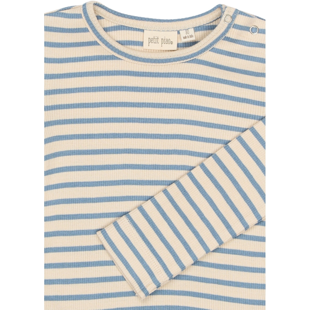 PETIT PIAO PPSky L_S Tee Langærmet bluse Infinity Striped