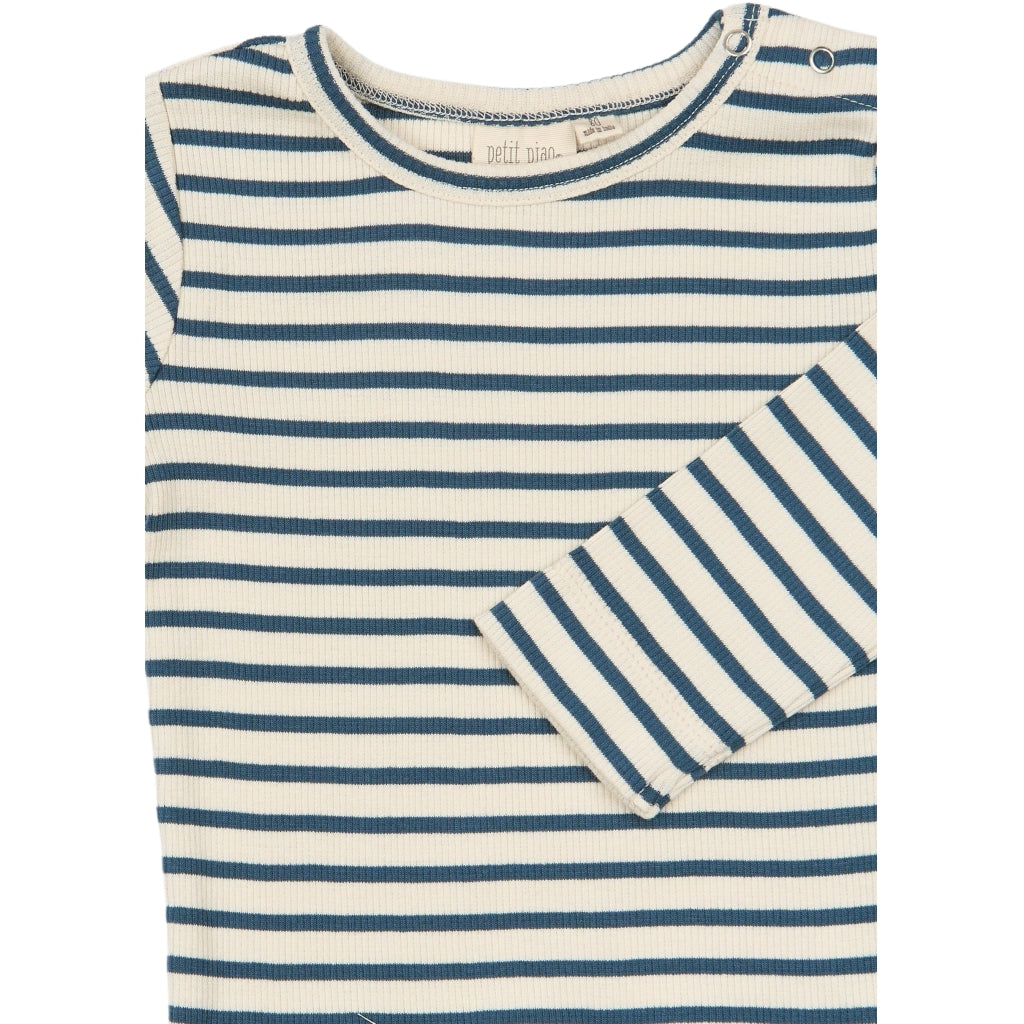 PETIT PIAO PPSky L_S Tee Langærmet bluse Key Largo Striped