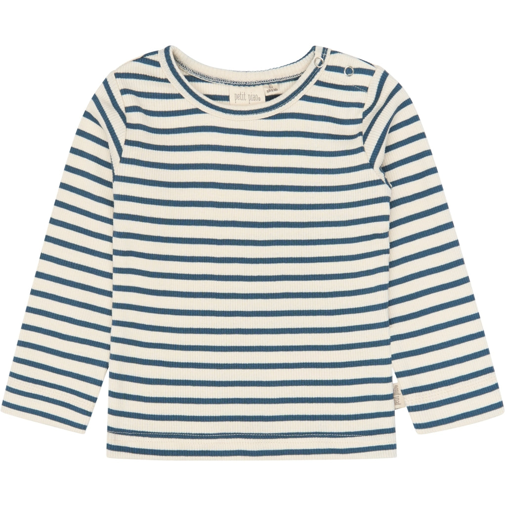 PETIT PIAO PPSky L_S Tee Langærmet bluse Key Largo Striped
